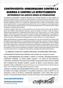 Scopri di più sull'articolo 26 marzo: insorgiamo contro la guerra e lo sfruttamento