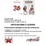 Scopri di più sull'articolo ANTIFASCISMO E GUERRA Presentazione dialogata di due libri antifascisti