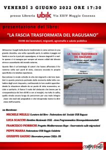 Scopri di più sull'articolo A Cosenza presentazione del libro “La fascia trasformata nel ragusano”.