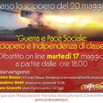 Scopri di più sull'articolo Guerra e Pace Sociale: Sciopero e indipendenza di classe