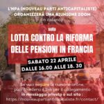 Scopri di più sull'articolo Sulle lotte francesi. Incontro con il NPA.