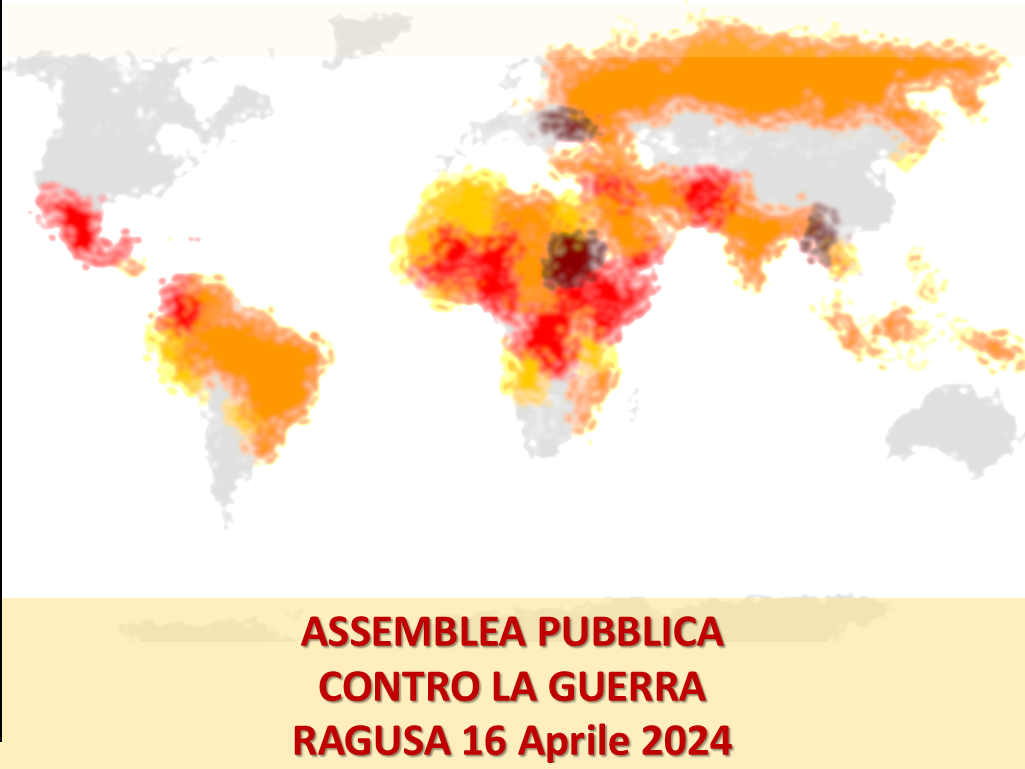 A Ragusa ControVento organizza un’Assemblea Pubblica Contro la Guerra